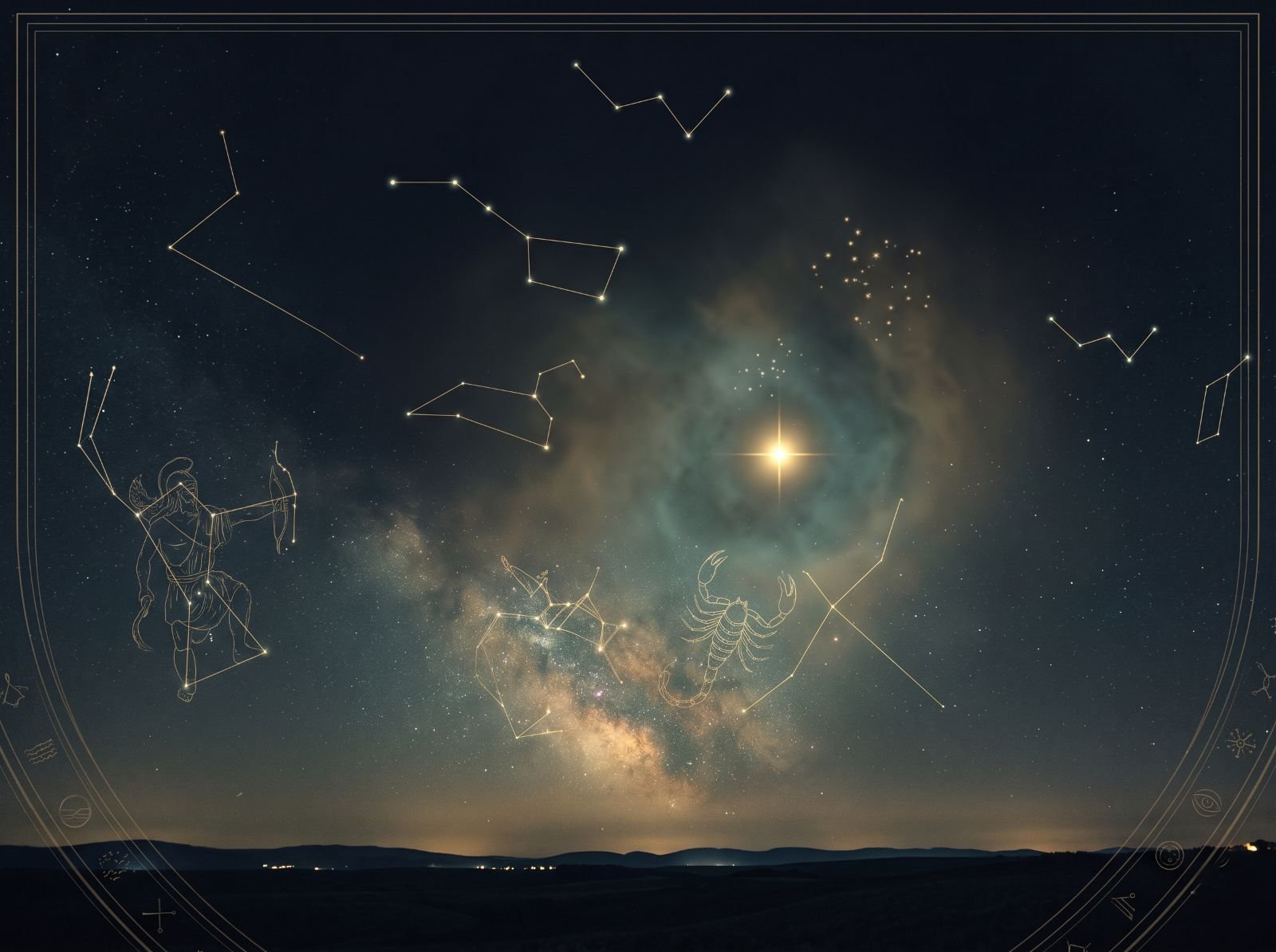 A complete zodiac sky
